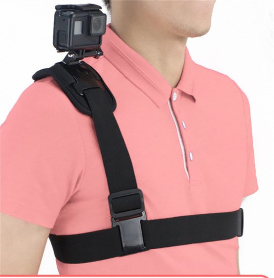 Universal Sports camera shoulder strap mount chest harness strap for ...